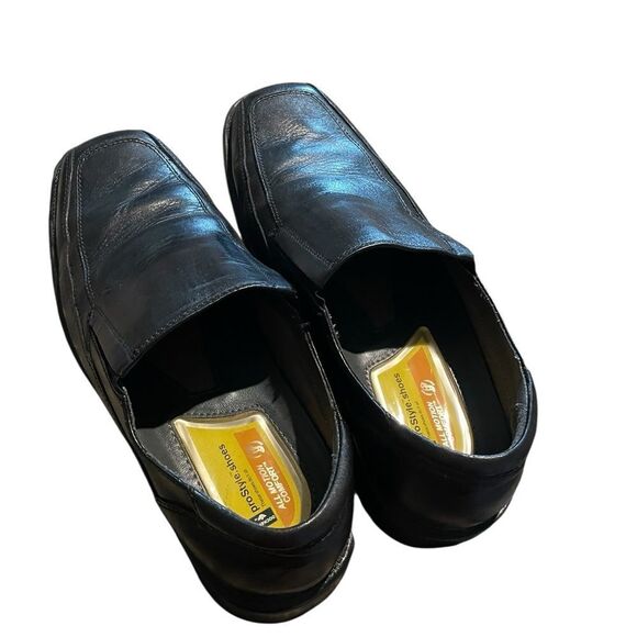 Dockers size 10M Black Leather Men's Loafers excellent condition - Picture 3 of 3
